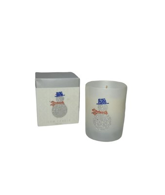 Primal Elements Icon Candle-Snowy 9 oz White Glass Frosty Citrus & Lily Open Box