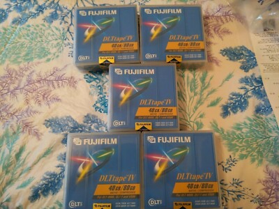 5 NEW SEALED -  FujiFilm DLT Tape -IV 40GB / 80GB for DLT 8000, DLT1 and VS80