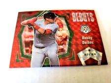 2021 Panini Mosaic Green Reactive Prizm Debut RC Bobby Dalbec Boston Red Sox