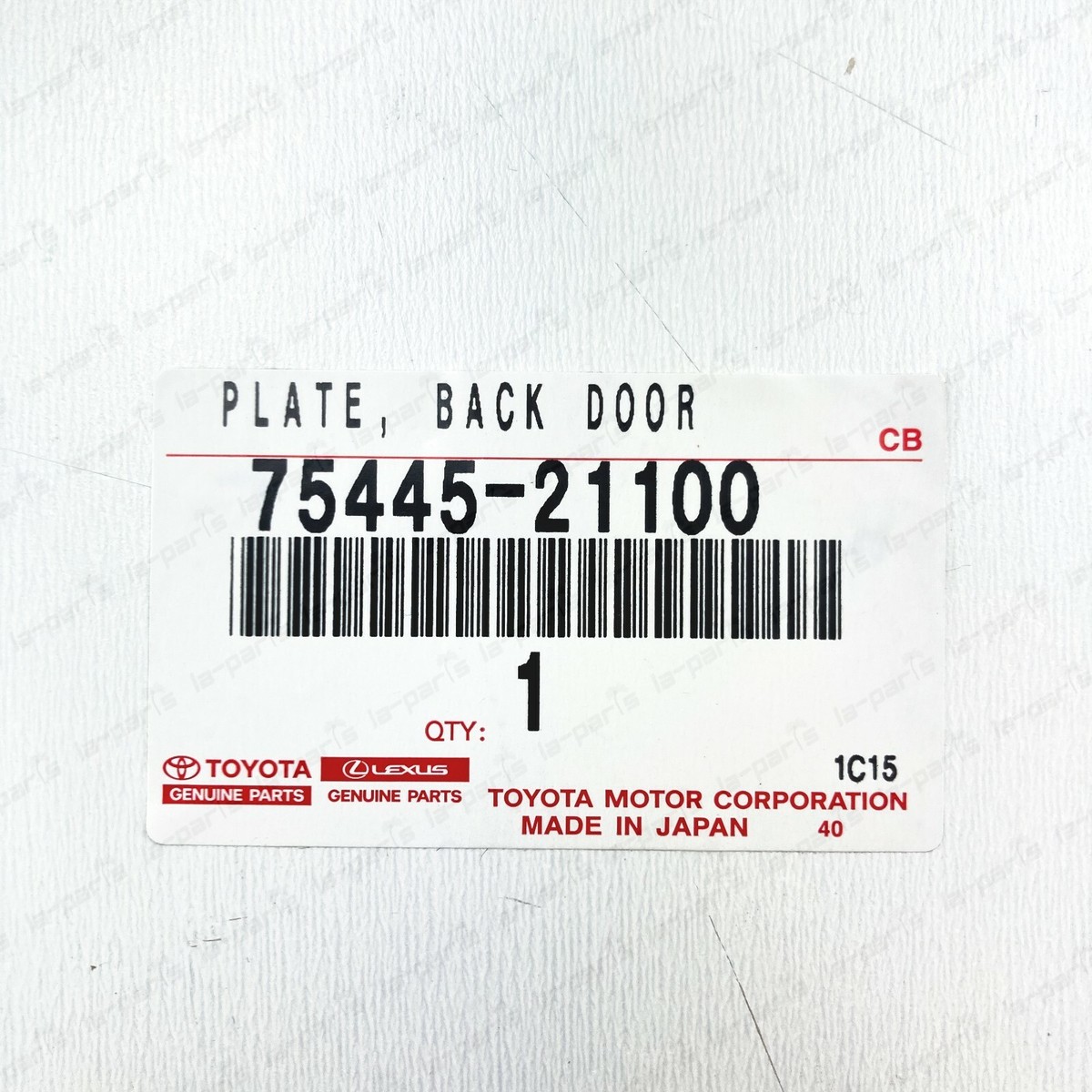 NEW GENUINE TOYOTA 2011-2016 SCION ZELAS TC2 AGT20 REAR CHROME