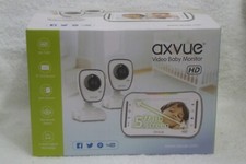 AXVUE BABY MONITOR HD992 5" HD 720P monitor screen  2 HD Cameras Factory Sealed