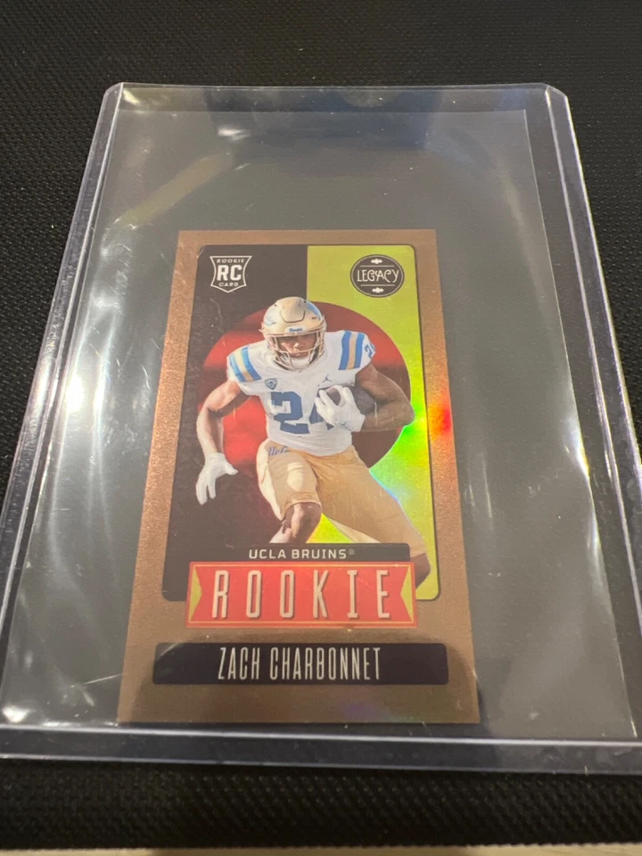 2023 Zach Charbonnet PANINI Legacy Mini BRONZE RC 160 Seahawks #D /75! - Image 2 of 3