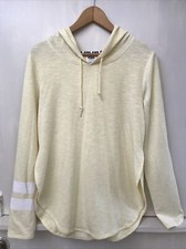 Victoria s Secret Pink Women s Hoodie Size Small Light Yellow Logo Pullover Top