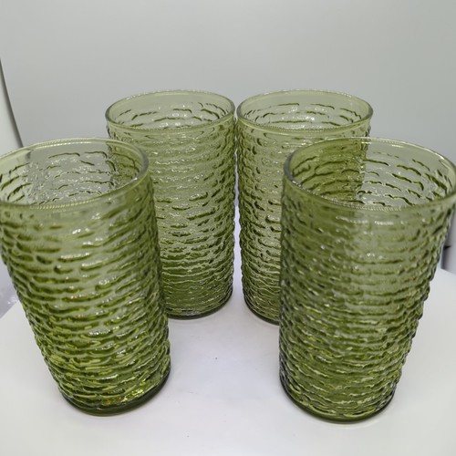 Vintage Anchor Hocking Soreno 12oz Water Glasses Set of 4 in Excellent Condition - Picture 2 of 12