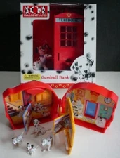 Disney 101 Dalmatians Once Upon A Time Playset Complete 1990s Gumball Bank Vtg