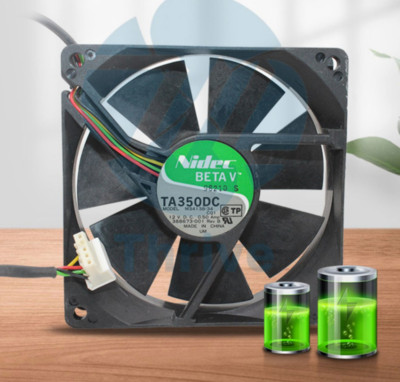 Nidec TA350DC M34138-34 12V 0.50A 90X90X25MM Dual Ball Cooling Fan 4-wire