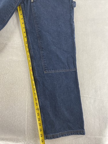 RALPH LAUREN WORK WEAR Double Knee Jeans Teens 18 28X30 90s NWT - Picture 2 of 11