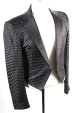 Vintage 1980s Falcon Diamond Print Tuxedo Tux Coat Jacket Mens Small/Medium