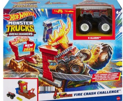 HOT WHEELS MONSTER TRUCK Arena Smashers car set 5 Alarm HNB90