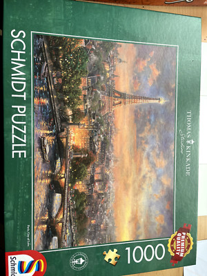 4x 1000 Stück Puzzle (3x Thomas Kinkade, 1x London)