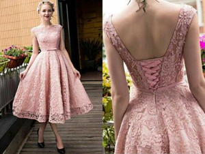 blush pink cocktail dress for wedding