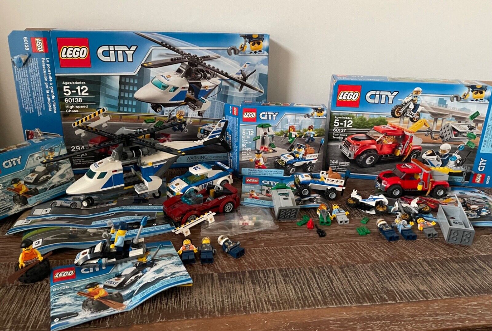 LEGO City Police Lot High Speed Chase Helicopter ATM 60136 60137 60138 60126