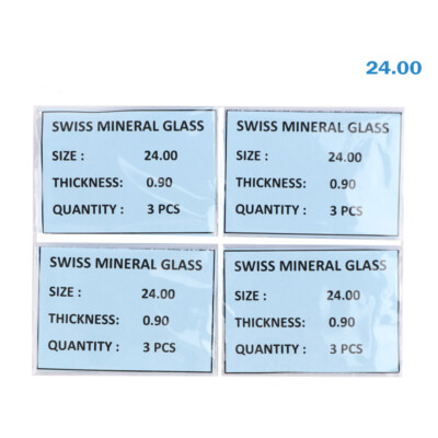 Lot De 120 Verres De Montre Suisse Modèle 244 - Neuf Avec étiquettes - Pour Réparation Ou Création
