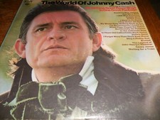 The World Of Johnny Cash Double LP 1970 on Columbia in VG 