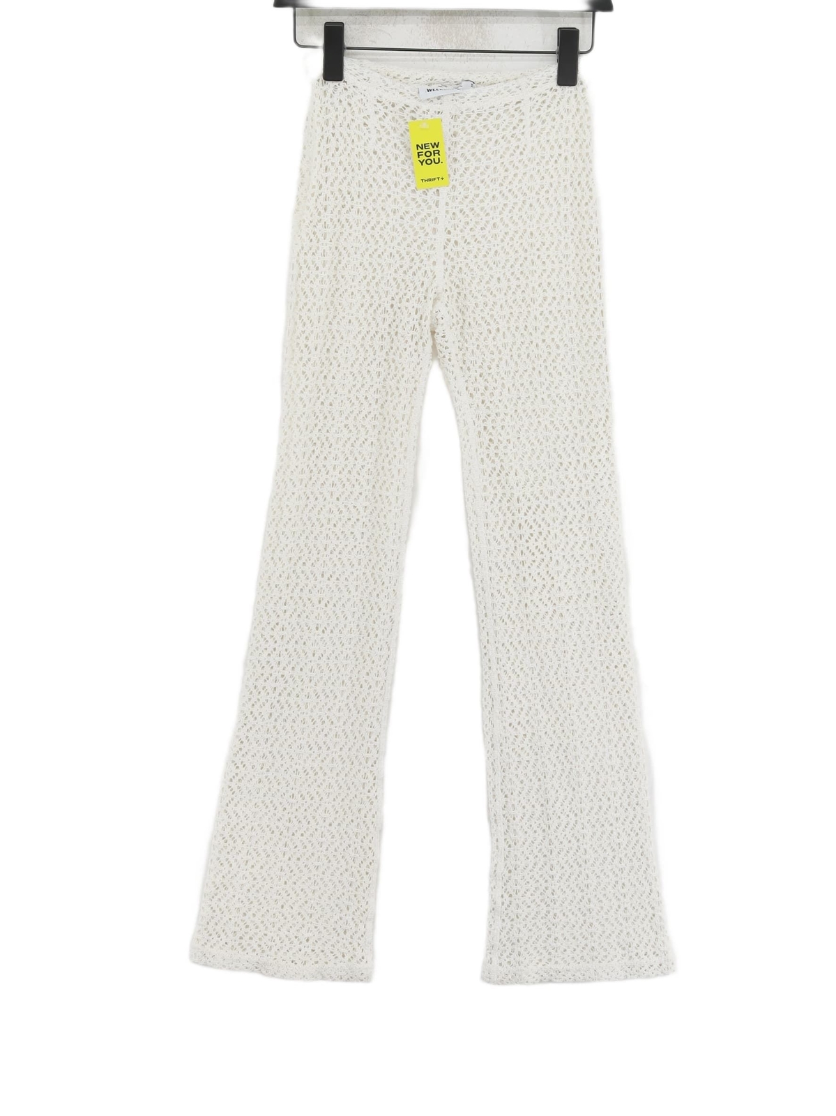 ALTRA Leggings donna Weekday UK 6 panna 100% altro lunghezza intera