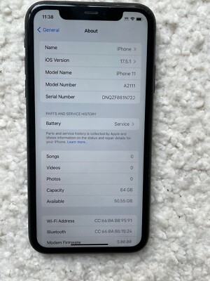 READ - Apple iPhone 11 64GB Black AT&T Locked A2111 | eBay
