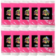 Color Blaze Gender Reveal Powder Packets - Blue - Set of 10, Baby Party, Boy