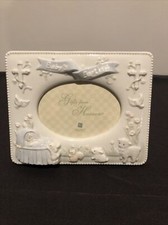 RUSS BAPTISM Picture Frame porcelain 8.5 by 7 inches excellent condition