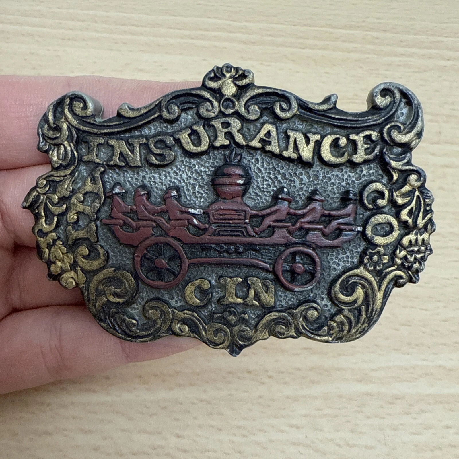 Médaille 1845 1849 City Insurance Cin Company Cincinnati Ohio