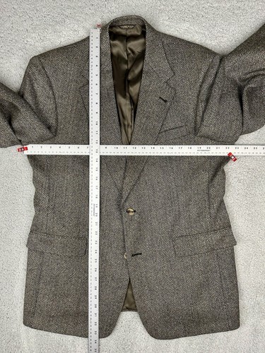 Men’s Vintage Austin Reed for Dillard’s Herringbone Blazer 42R UNITE Union USA - Picture 3 of 10