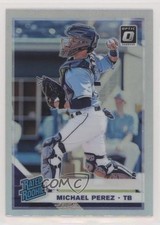 2019 Panini Donruss Optic Rated Rookies Holo Prizm Michael Perez #78 y8h