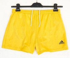 Vintage Adidas Yellow Jogging  Running Shorts Lined Size M W30 - 32