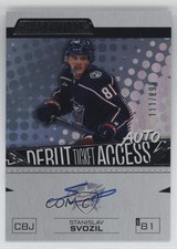 2023 Upper Deck Credentials Debut Ticket Access /299 Stanislav Svozil Auto 0dn3