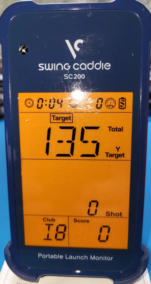 Voice Caddie Swing Caddie SC200 Portable Golf Launch Monitor w/ Remote & Case - Image 3 of 4