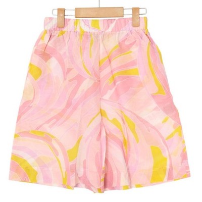 Emilio Pucci pink and yellow knee-length skirt Used item For Woman