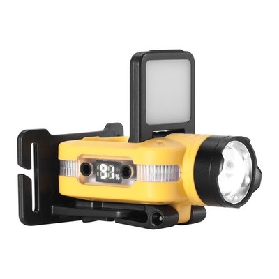 FISHNU LED Hard Hat Light, 900Lumens Rechargeable Dimmable Clip-on Cap Lights...