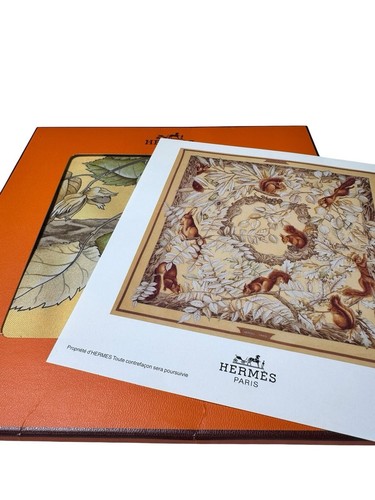 Sealed Hermes Carre 90 Casse-Noisette squirrel vintage Silk Scarf / Nutcracker