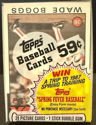 1986 Topps Baseball Factory Sealed Cello Pack MLB | eBay