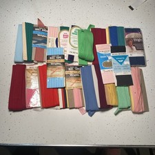 Lot Vtg Sewing Bias Tape Seam Binding Quilt Binding Mixed Wrights J P Coats