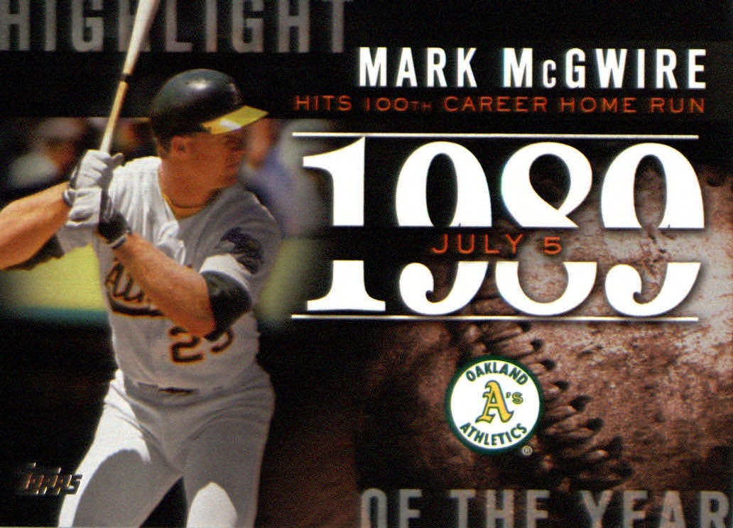 2015 Topps Highlight of the Year #H53 Mark McGwire Card