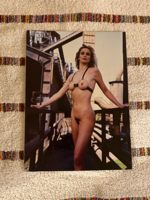 Ein Playboy Playmate Poster / Centerfold mit Claudia Breuer..