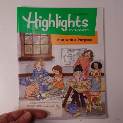 Highlights for Children Magazin Januar 2004 #627 Kinder Rätsel Aktivitäten
