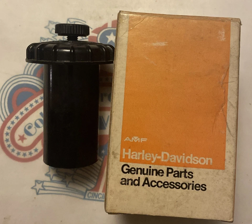 Harley Aermacchi 1972 MC65 Shortster nos tapa de gasolina 61110-72P Foto 2 de 4