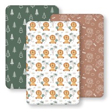Fitted Bassinet Sheets 33"x20" Soft Microfiber for Baby Sleepers