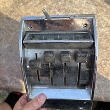 Original 1957 Chevrolet Belair Deluxe Heater Control Dash Assembly W Bezel Gm Original 1957 Chevrolet Belair Deluxe Heater Control Dash Assembly W Bezel Gm