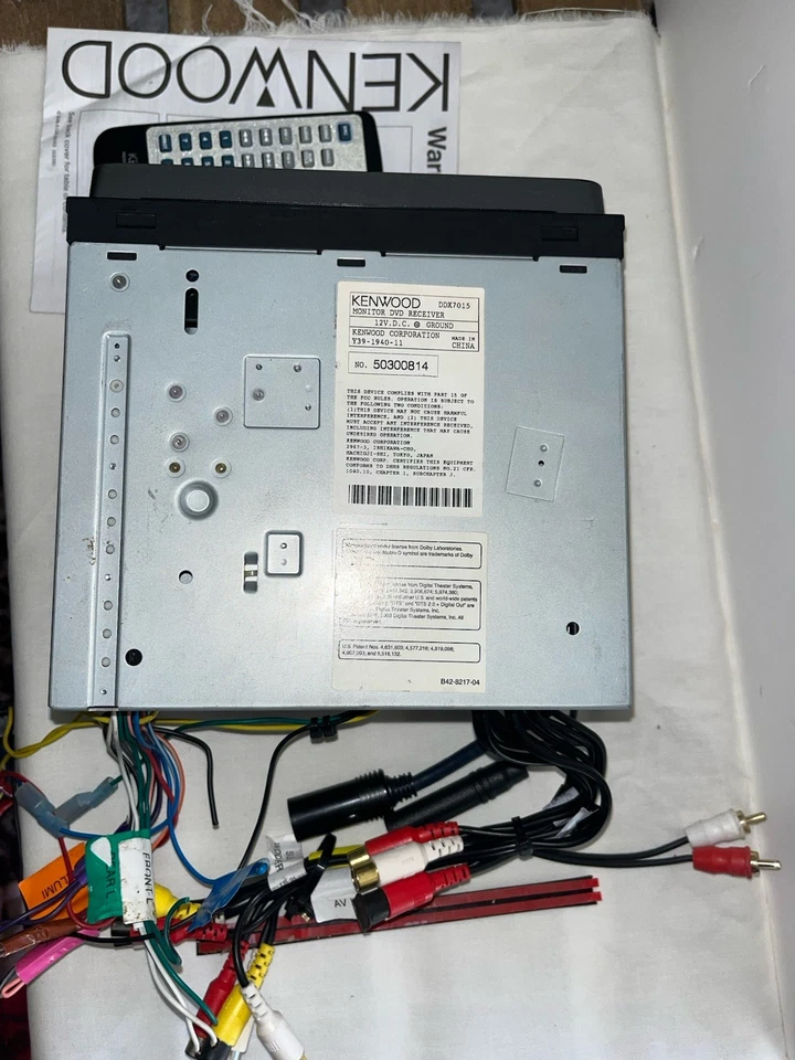 Kenwood Excelon DDX7015 CD MP3 DVD Touch Screen Radio Stereo Receiver W/ Remote - Image 4 of 4