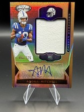 Adonai Mitchell 2024 Panini Certified Freshman Fabric Signatures /275 Colts RC