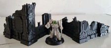 2 Piece Ruin Terrain Set Perfect For Warhammer 40k Kill Team Trench Crusade