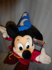 Walt Disney World Mickey Sorcerer -Fantasia Wizard Plush 12" Mickey Mouse