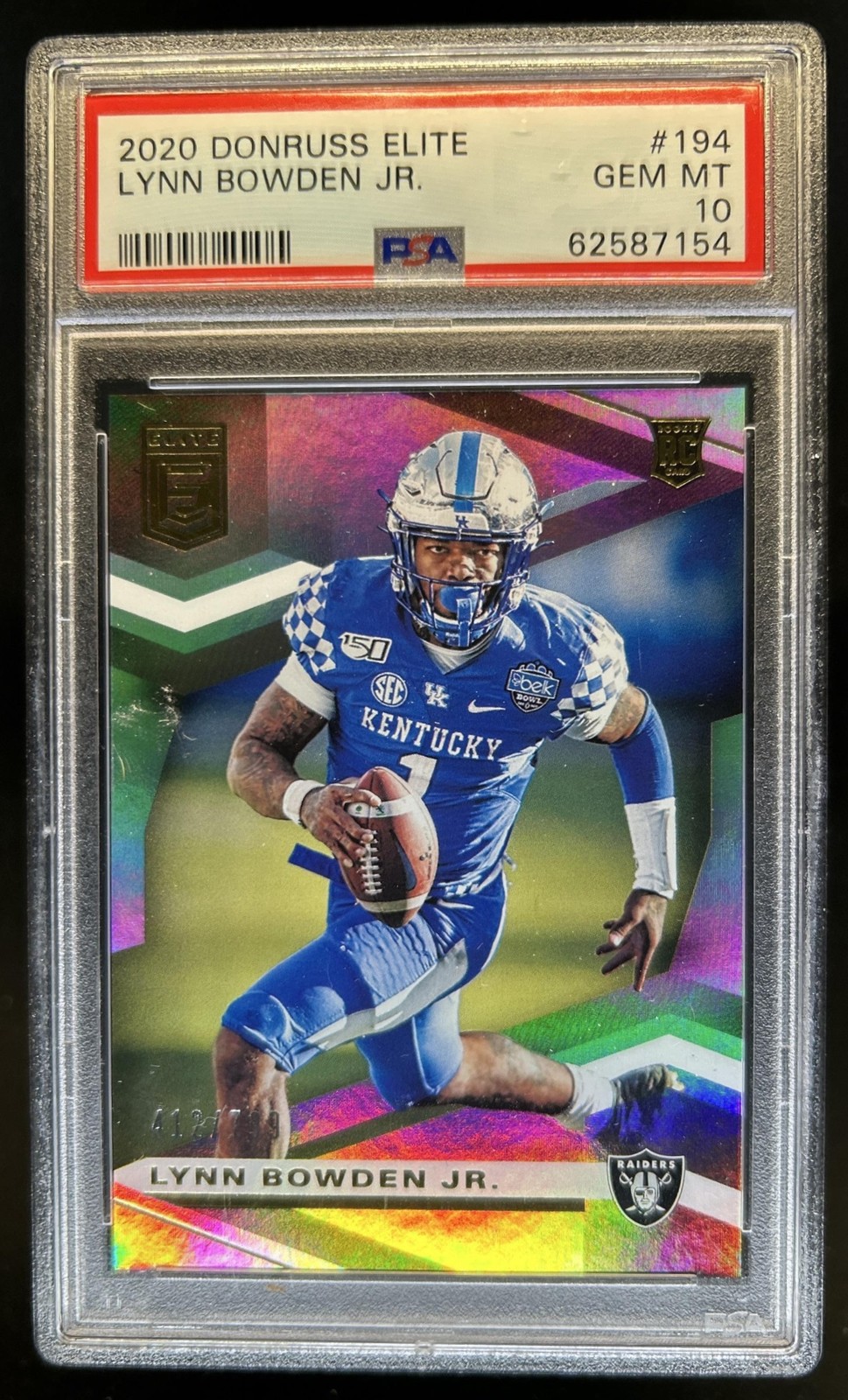 Lynn Bowden Jr. Panini Donruss Elite #194 Base