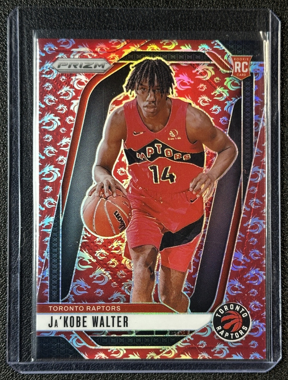 JA KOBE WALTER 2024-25 PANINI PRIZM #223 DRAGON YEAR RC 51/88 RAPTORS
