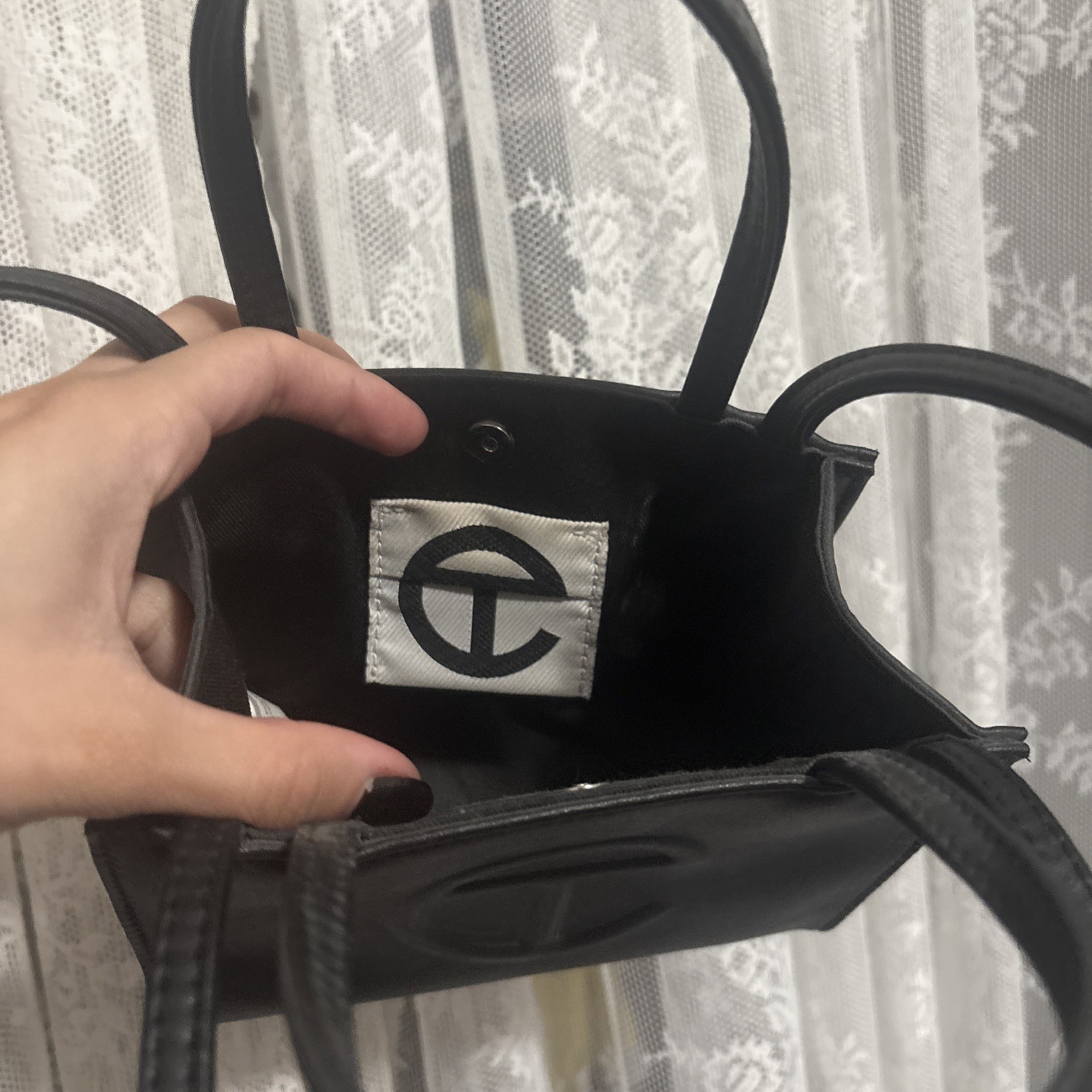 Telfar Mini Black Crossbody Bag — image 4