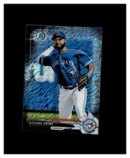 2017 Bowman Chrome Mini Prospects Black Shimmer Refractor Richard Urena /100