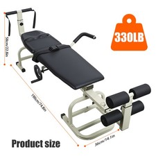 Portable Massage Traction Table, Neck Stretcher Cervical Lumbar Traction Bed