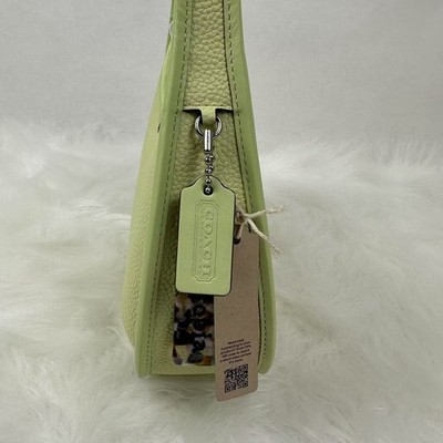Coach Ergo Shoulder Bag In Coachtopia Leather In Pale Lime CK112