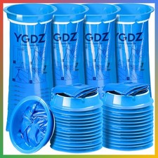 Disposable Vomit Bags 30 Count Blue 1000 ml Barf Bags for Travel